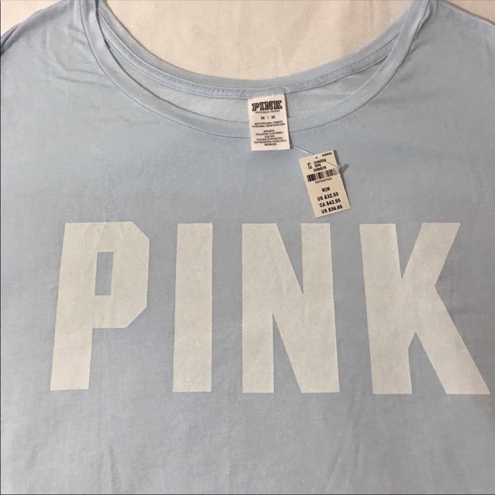 Victoria’s Secret PINK relaxed wide neck t-shirt - Picture 2 of 5